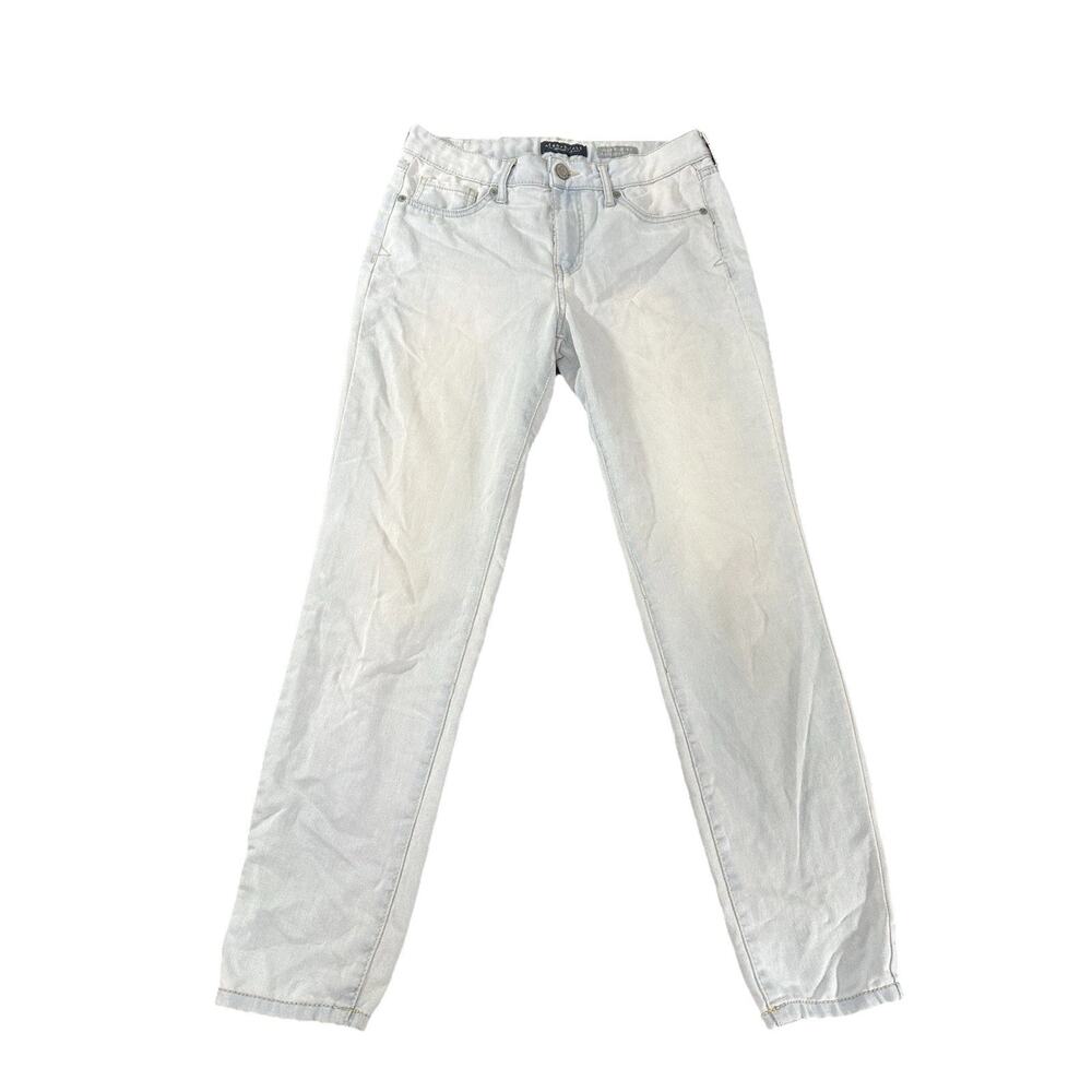 Aeropostale Jeans Womens SZ6 Blue Denim Pants High Waisted Ankle Jegging Stretch